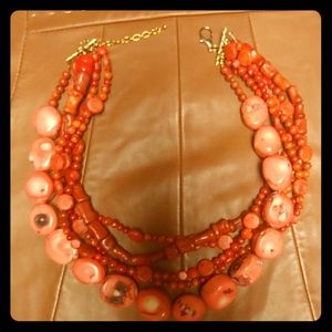 Natural stone necklace